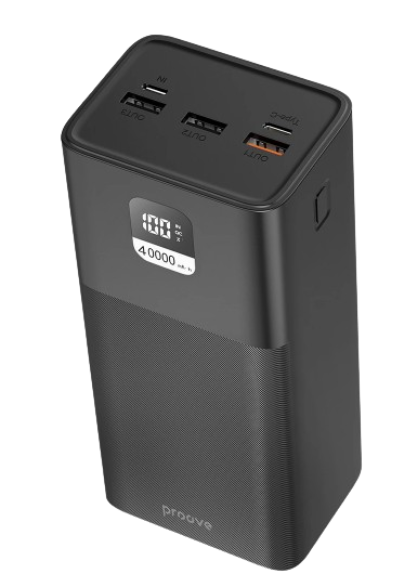 Портативний зарядний пристрій Proove Giant 40000mAh 100W Black
